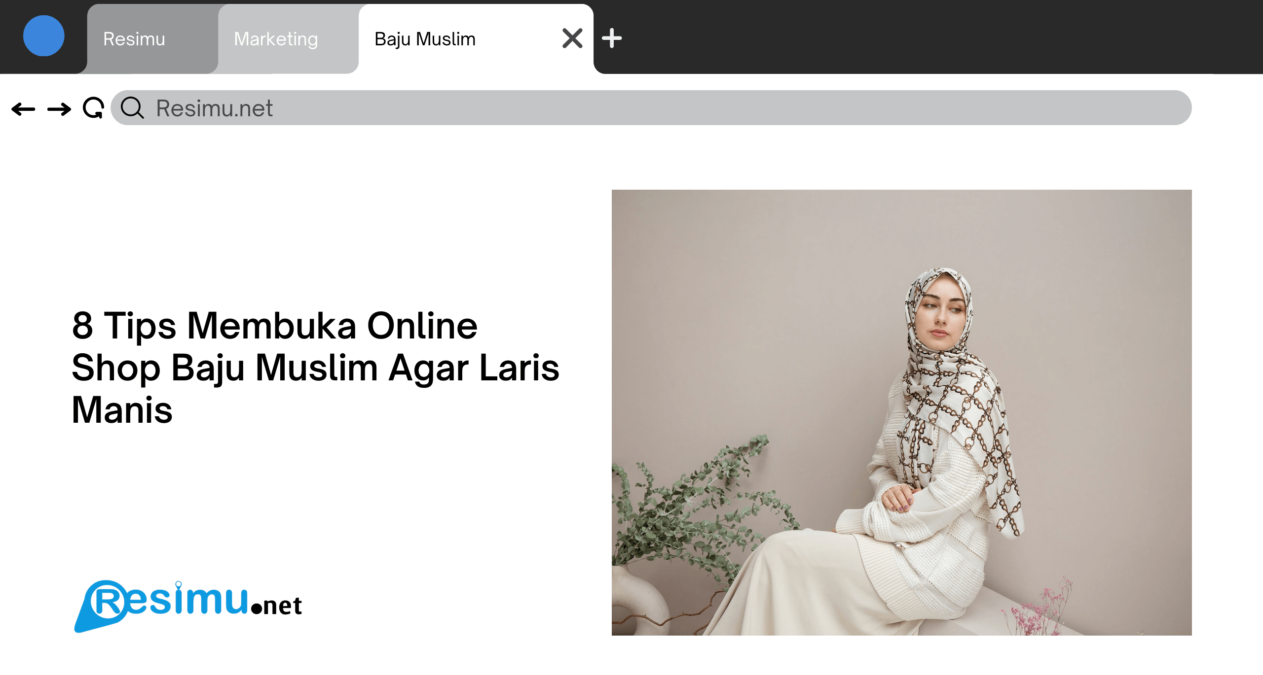 8 Tips Membuka Online Shop Baju Muslim Agar Laris Manis