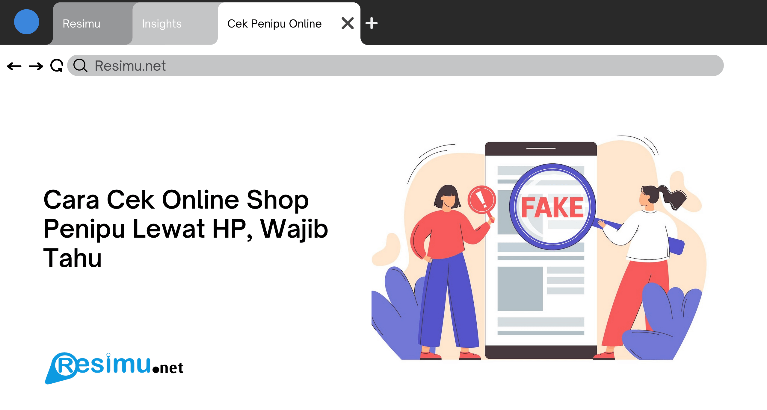 Cara Cek Online Shop Penipu Lewat HP, Wajib Tahu 