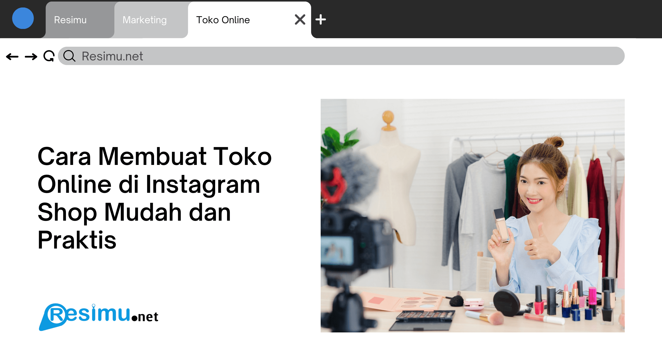 Cara Membuat Toko Online di Instagram Shop Mudah dan Praktis