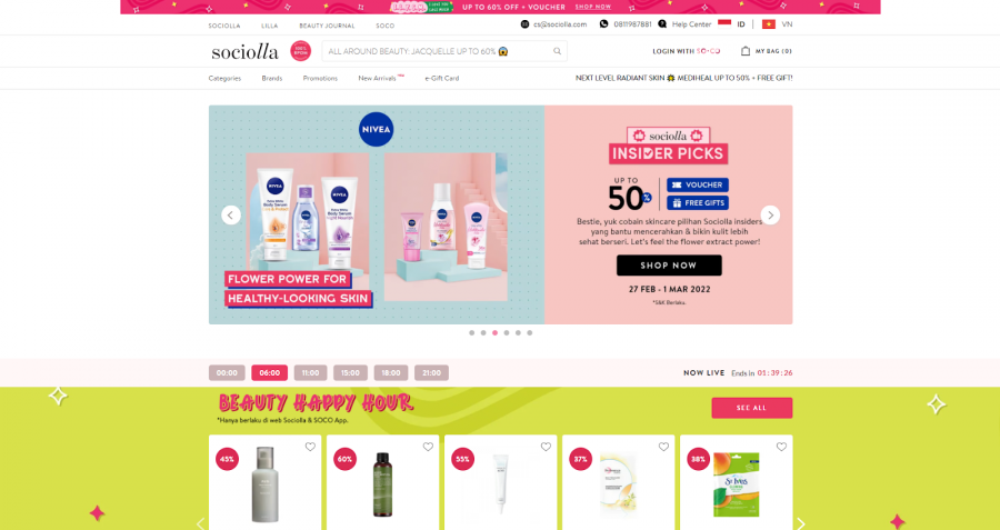 Rekomendasi online shop kosmetik